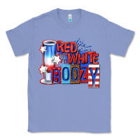 Colony Blue red white boozy billie wilder Classic Tee - texasbilliewilder