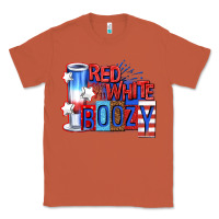 Copper red white boozy billie wilder Classic Tee - texasbilliewilder