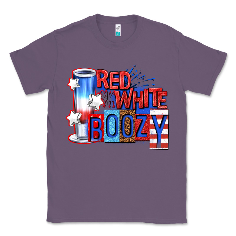 Red White Boozy Billie Wilder Classic Tee by texasbilliewilder | Teevron