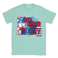 Seafoam red white boozy billie wilder Classic Tee - texasbilliewilder