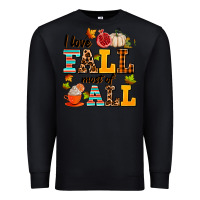 Black i love fall most of all Premium Sweatshirt - AdoDesignShop