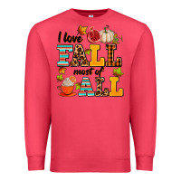 Cardinal i love fall most of all Premium Sweatshirt - AdoDesignShop