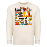 Sandshell i love fall most of all Premium Sweatshirt - AdoDesignShop
