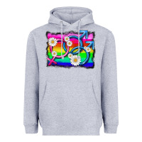 Heather Grey lgbtq gender bisexuality symbol Heavyweight Hoodie - HRA Design Shop