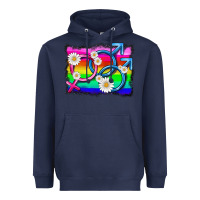 Navy lgbtq gender bisexuality symbol Heavyweight Hoodie - HRA Design Shop