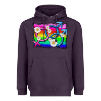 Plum lgbtq gender bisexuality symbol Heavyweight Hoodie - HRA Design Shop