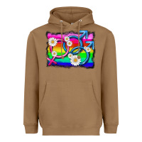 Toasted Coconut lgbtq gender bisexuality symbol Heavyweight Hoodie - HRA Design Shop