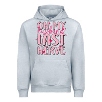 Heather Grey on my husband last nerve Urban Hoodie - MaliasSmallBusiness
