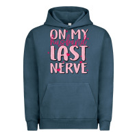 Pigment Midnight Navy on my husband last nerve Urban Hoodie - MaliasSmallBusiness