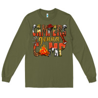 Army Green campers gonna camp western Long Sleeve Tee - texasbilliewilder