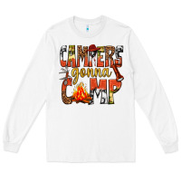 White campers gonna camp western Long Sleeve Tee - texasbilliewilder