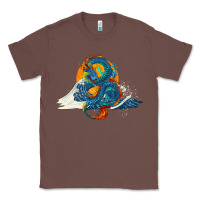 Chestnut blue dragon ocean waves and sun Classic Tee - RanaPortraitStore