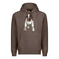 Coffee baby boer goat Premium Hoodie - LillyAllenDesigns