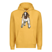 Mustard baby boer goat Premium Hoodie - LillyAllenDesigns