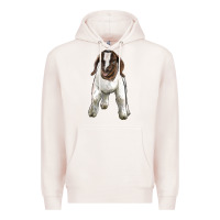 Pale Pink baby boer goat Premium Hoodie - LillyAllenDesigns