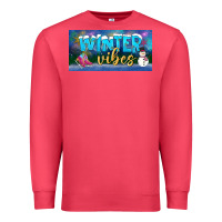 Cardinal winter vibes license plate Premium Sweatshirt - BundleAndBundleShop