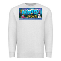 Oatmeal Heather winter vibes license plate Premium Sweatshirt - BundleAndBundleShop