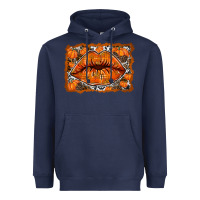 Navy fall lips Heavyweight Hoodie - RacoonDesign