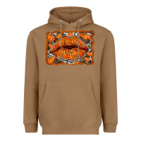 Toasted Coconut fall lips Heavyweight Hoodie - RacoonDesign