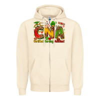 Sandshell certified nursing assistant juneteenth Zipper Hoodie - Zillion Design Studio