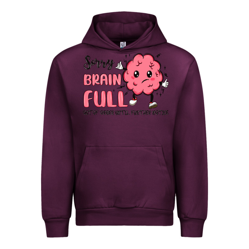 Sorry Brain Full Urban Hoodie by MaliasSmallBusiness | Teevron