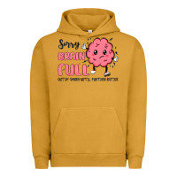 Pigment Peanut Butter sorry brain full Urban Hoodie - MaliasSmallBusiness