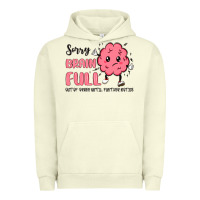 Pigment Pistachio sorry brain full Urban Hoodie - MaliasSmallBusiness