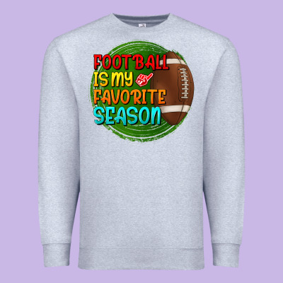 Football Is My Favorite Season Premium Sweatshirt Designed By Bundleandbundleshop