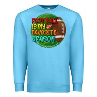 Ocean Blue football is my favorite season Premium Sweatshirt - BundleAndBundleShop