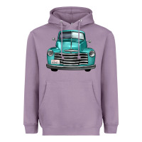 Lavender western truck front view Heavyweight Hoodie - FaDigitalArtStudio