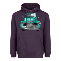 Plum western truck front view Heavyweight Hoodie - FaDigitalArtStudio