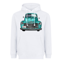 White western truck front view Heavyweight Hoodie - FaDigitalArtStudio
