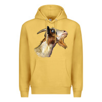 Antique Gold Tennessee Goat Head Premium Hoodie - LillyAllenDesigns