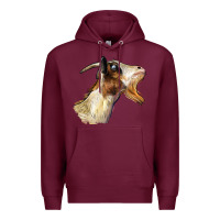 Burgundy Tennessee Goat Head Premium Hoodie - LillyAllenDesigns