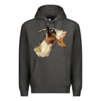 Charcoal Heather Tennessee Goat Head Premium Hoodie - LillyAllenDesigns