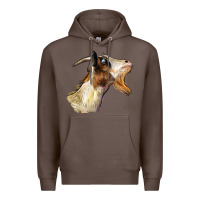 Coffee Tennessee Goat Head Premium Hoodie - LillyAllenDesigns