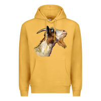 Mustard Tennessee Goat Head Premium Hoodie - LillyAllenDesigns