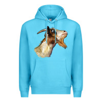 Ocean Blue Tennessee Goat Head Premium Hoodie - LillyAllenDesigns