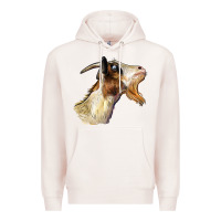 Pale Pink Tennessee Goat Head Premium Hoodie - LillyAllenDesigns