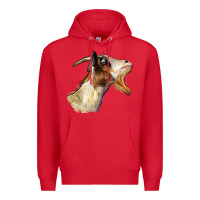 Red Tennessee Goat Head Premium Hoodie - LillyAllenDesigns