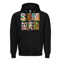 Black summer lovin Zipper Hoodie - texasbilliewilder