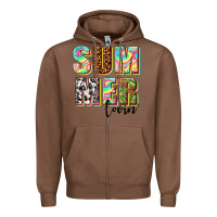 Chestnut summer lovin Zipper Hoodie - texasbilliewilder
