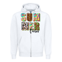 White summer lovin Zipper Hoodie - texasbilliewilder