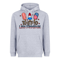 Heather Grey tasted like freedom Heavyweight Hoodie - CowhideDigitalArt