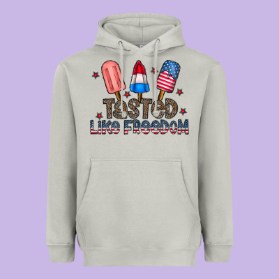 Tasted Like Freedom Heavyweight Hoodie Designed By Cowhidedigitalart