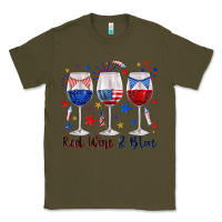 Red Wine And Blue Wine Glasses Classic Tee | Teevron