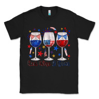Black red wine and blue wine glasses Classic Tee - texasbilliewilder