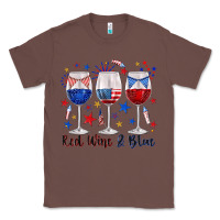Chestnut red wine and blue wine glasses Classic Tee - texasbilliewilder