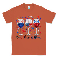Copper red wine and blue wine glasses Classic Tee - texasbilliewilder