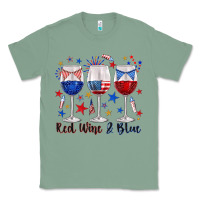 Sage red wine and blue wine glasses Classic Tee - texasbilliewilder